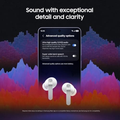 Samsung Galaxy Buds 4 Pro (2026) AI True Wireless Bluetooth Earbuds, Hi-Res Audio, 2-Way Speaker, ANC 2.0, Optimized Comfort, IP57, Live Translation, White [US Version, 2 Yr Warranty] — view 2