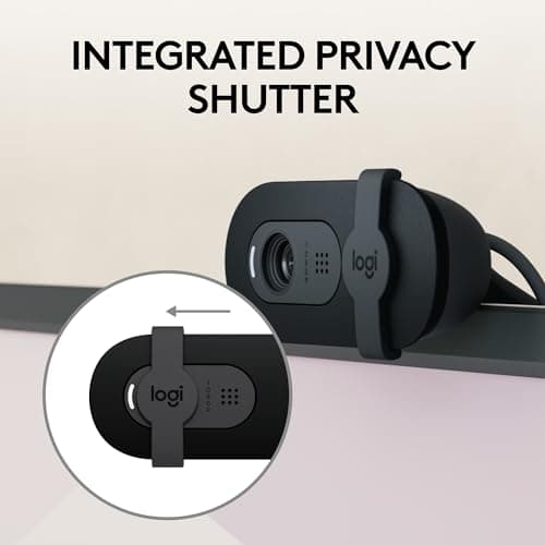 Logitech Brio 101 Full HD 1080p Webcam for Streaming and Meetings - Black — view 3