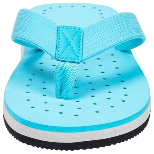 KVbabby Kids Comfortable Flip Flops,Blue,2 Big Kid — view 5