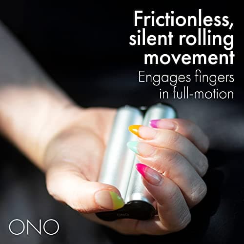 ONO Roller - Handheld Fidget Toy for Adults | Promotes Focus, Clarity | Compact, Portable Design (Full Size/Aluminum, Grey) — view 3