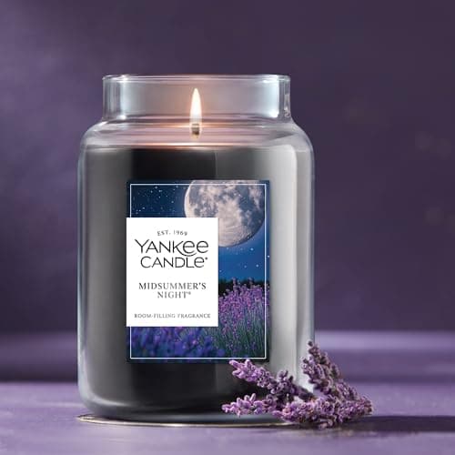 Yankee Candle Mid Summer's Night, Scented Candle, 22oz Large Jar with up to 150 Hour Burn, Giftable — view 3