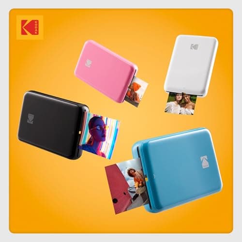 KODAK Step Instant Smartphone Photo Printer, Portable Mini Color Wireless Mobile Printer, Zink 2x3” (5.1x7.5 cm) Sticky-Back Photos, Bluetooth Compatible with iOS & Android Devices, Editing App, White — view 8