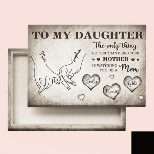 GABITA Personalized Mother-Daughter Wall Art Canvas, The Only Thing Better Than Being Your Mother, New Mom Gift, Mother's Day Canvas, Gifts for Daughter — view 3