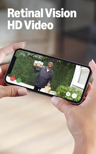 Ring Video Doorbell Wired, Home or business security, Two-Way Talk, advanced motion detection, HD camera and real-time alerts to monitor your front door (wiring required) — view 4