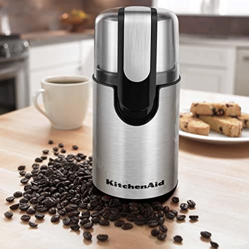 KitchenAid BCG111OB Blade Coffee Grinder, 4 oz, Onyx Black — view 2