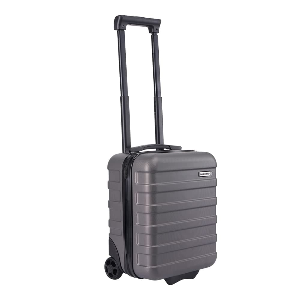 Cabin Max Anode - 40x30x20cm Maleta de Mano para Equipaje. Ligera, Carcasa Dura, 2 Ruedas, (40 x 30 x 20cm, 2 Ruedas, Gris)