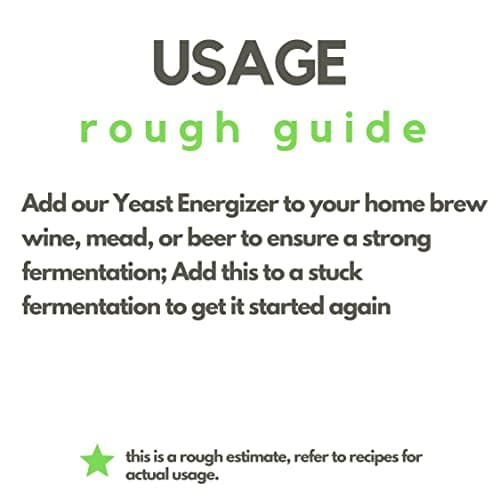 Yeast Energizer (1lb) | Packed in Canada| Nutrient Booster; Improve Fermentation| Used for Homebrewing and Winemaking| by Elo’s Premium — view 3