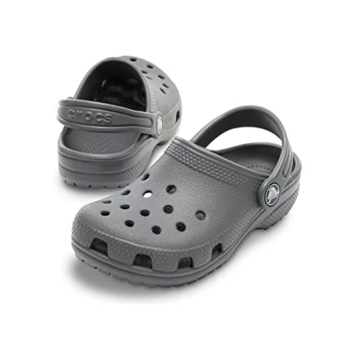 Crocs Unisex-Child Classic Clogs, Slate Grey/Slate Grey, 12 Little Kid — view 4