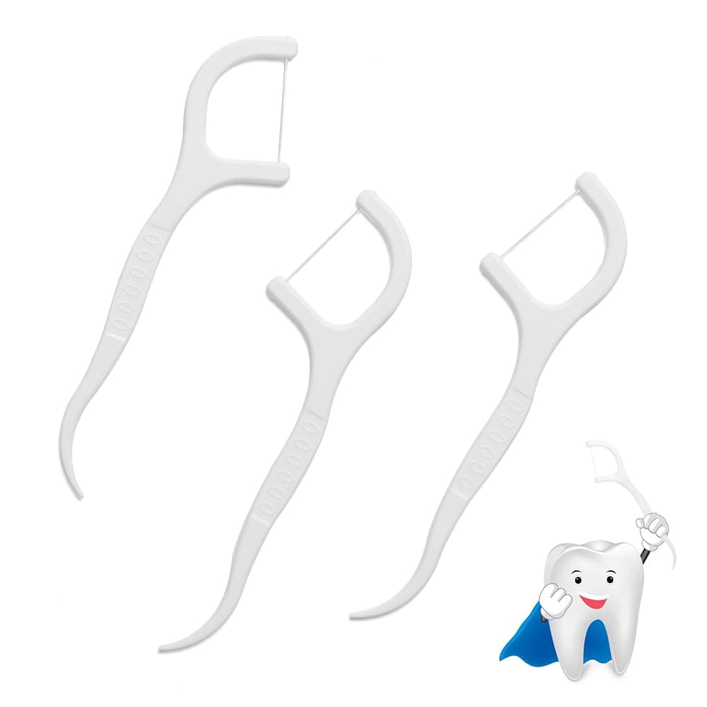 150 unidades de palillos con hilo dental by Felipe Castello, horquilla interdental con estuche higiénico y portátil, cuidado dental para toda la familia. — view 4