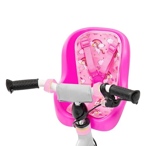 Bayer - Dolls Bicycle Seat and Helmet Pink - for Dolls up to 46 cm - Dolls Bike Seat, Carrier for Dolls - Age 3 Years + - 67300AB — view 4
