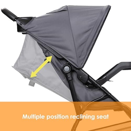 Baby Trend Venture 3-Wheel Stroller Travel System, Stellar Grey — view 2