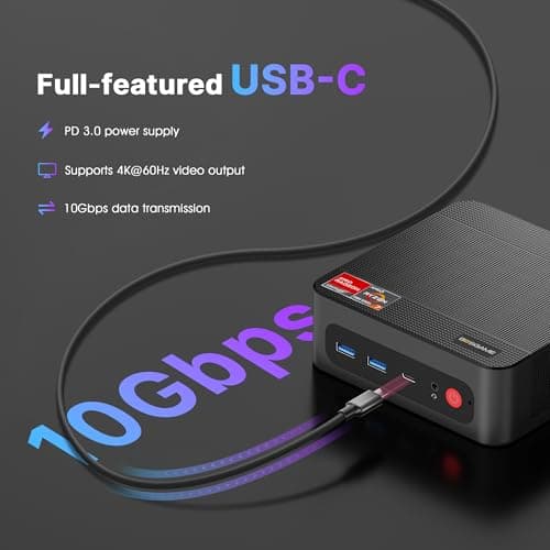 BOSGAME AU P4 Mini PC 7730U — view 5