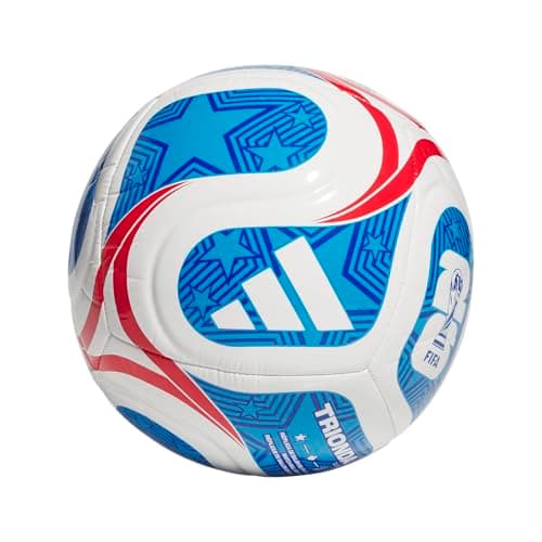 adidas Unisex-Adult FIFA World Cup 26™ Trionda USA Club Soccer Ball, White/Team Royal Blue/Solar Blue/Vivid Red, 3 — view 3