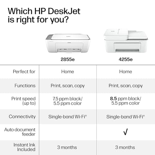 HP DeskJet 2855e Wireless All-in-One Printer, Scanner, Copier — view 8