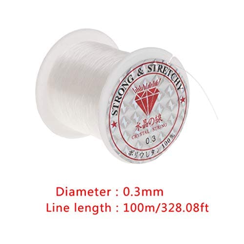 Clear Wire 328FT Invisible Hanging Line Strong Crystal String for Aquarium Moss Binding Fish for Tank Floating Decoratio Heater Light Thermometers Gravel Sand Decorations Filter Filter — view 3