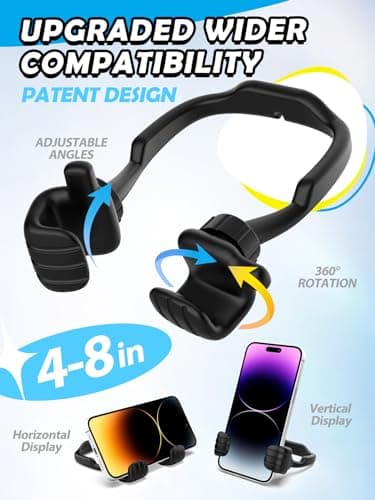Gifts for Teens Boys Girls Adults Fathers Day: Thumbs Up Lazy Phone Stand Cell Phone Holder for Desk Kids Teenage Tween Men Women Stocking Stuffers Funny Cool Gadget Birthday Ideas Husband Dad Gifts — view 2