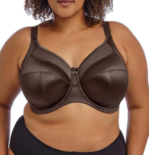 GODDESS Women's Keira Underwire Banded Bra Chocolate