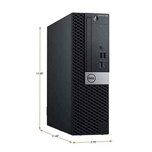 DELL Optiplex 7060 SFF Desktop Computer PC | Intel 8th Gen i7-8700 (6 Core) | 32GB DDR4 Ram 512GB NVMe M.2 SSD | Built-in WiFi & Bluetooth | Windows 11 Pro | Wireless Keyboard & Mouse(Renewed) — view 4