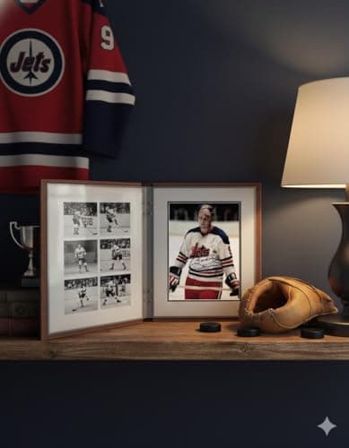 Bobby Hull Autographed Winnipeg 8" x 10" Bloody Photo – Rare Signed Hockey Collectible (10" x 8") — view 2