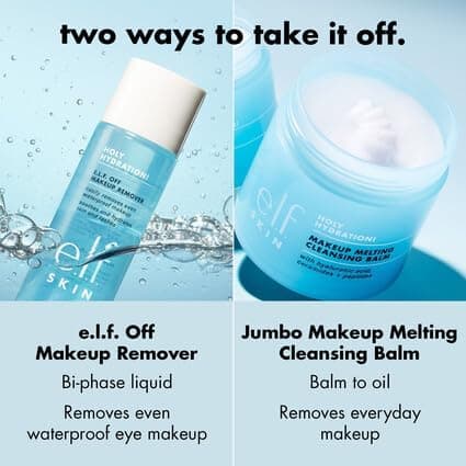 e.l.f. SKIN Holy Hydration! Makeup Melting Cleansing Balm, Face Cleanser & Makeup Remover, Infused with Hyaluronic Acid to Hydrate Skin, Vegan & Cruelty-Free — view 5