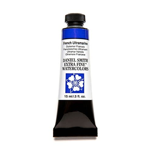 Daniel Smith Extra Fine Watercolor 15ml Paint Tube, French Ultramarine (284600034), 0.5 Fl Oz (Pack of 1) — view 4