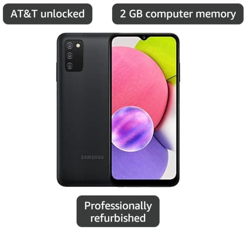Samsung Galaxy A03s, 32GB, Black - Unlocked (GSM Only) (Renewed) — view 2