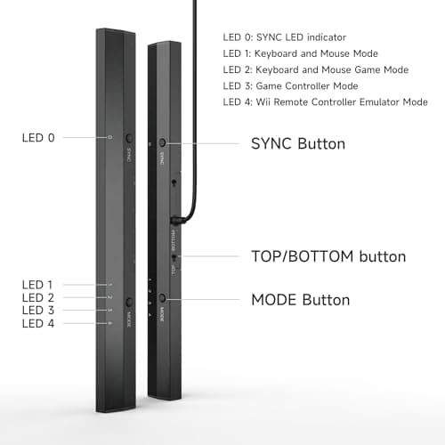 MAYFLASH W010 Wireless Sensor Dolphinbar for PC USB Wii Remote Adapter Used on PC Windows — view 3