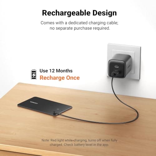 UGREEN FineTrack Slim Smart Finder Compatible with Apple Find My (iOS Only), 1.7mm Ultra-Slim Wallet Finder, IP68 Waterproof Rechargeable Bluetooth Tracker Card for Wallet, Key, Luggage Tags — view 2