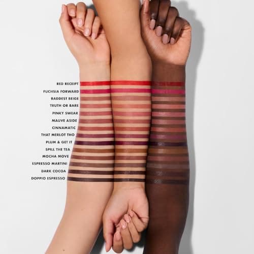 e.l.f. Cream Glide Lip Liner, Highly-Pigmented Pencil For Shaping & Sculpting Lips, Semi-Matte Finish, Vegan & Cruelty-Free, Dark Cocoa — view 3