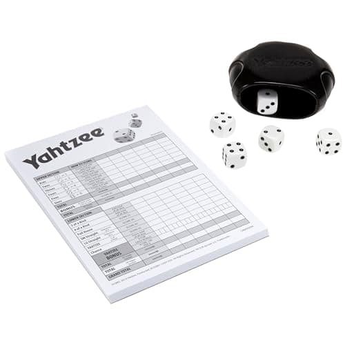 Hasbro Gaming Yahtzee Game, Fast-Playing Dice Games for Kids, Teens, and Adults, Strategy Games, Family Games for Kids, 2 or More Players, Ages 8 and Up — view 4