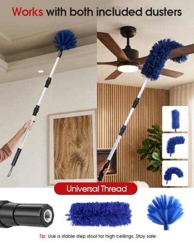 Vorhixa Attic Ladder Pull Down Hook with Cord, 17-40 Inch Telescoping Pole — view 5