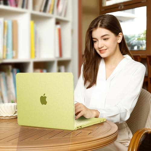 MOSISO Compatible with MacBook Neo Case 13 inch 2026 Release Model A3404, Seamlessly Closes&Fingerprints-Resistant Protective Hard Shell Cover, Great for Work Travel Study Daily Use, Citrus Clear — view 7