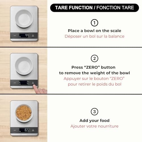 Starfrit Digital Kitchen Scale - Stainless Steel Platform - Measures Weight and Liquid Volume - 11 lb / 5 kg Capacity - Stainless Steel — view 5