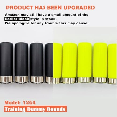 Bayattoo 12GA Safety Practice Rounds Action Trainer Dummy Round Dry Fire Training Snap Cap (6pk) — view 3