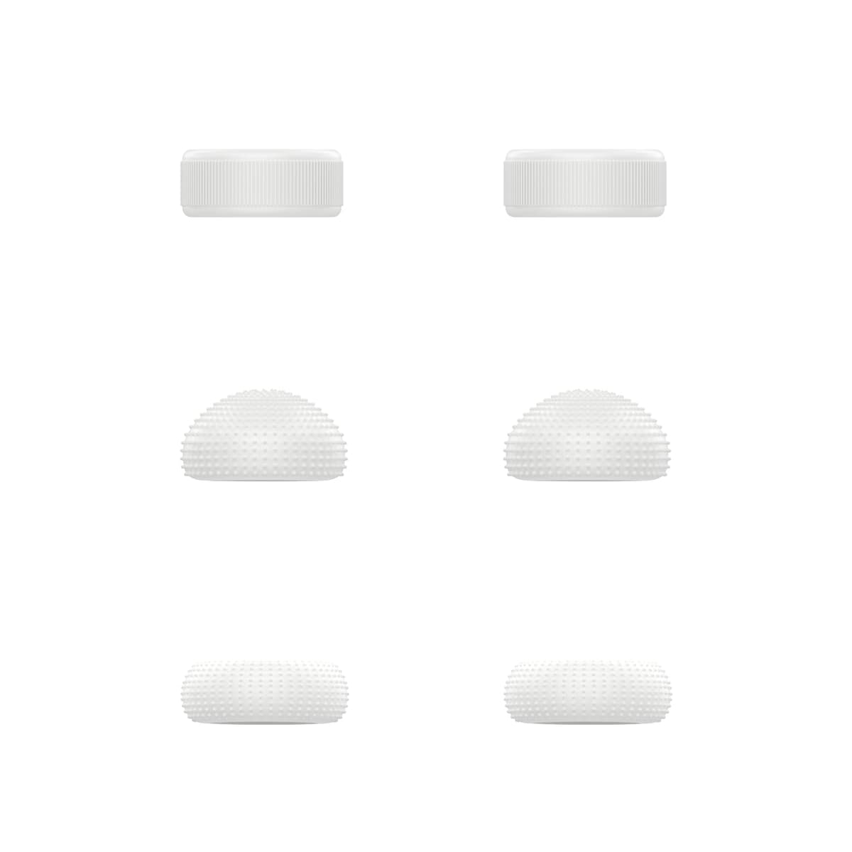 Lenovo Tapas para Joystick (6 Piezas, 3 Estilos - Cóncavas, Esféricas, Cilíndricas, Material Silicona) Compatibles con Legion Go 2 y Legion Go S – Color Blanco Glaciar — view 3