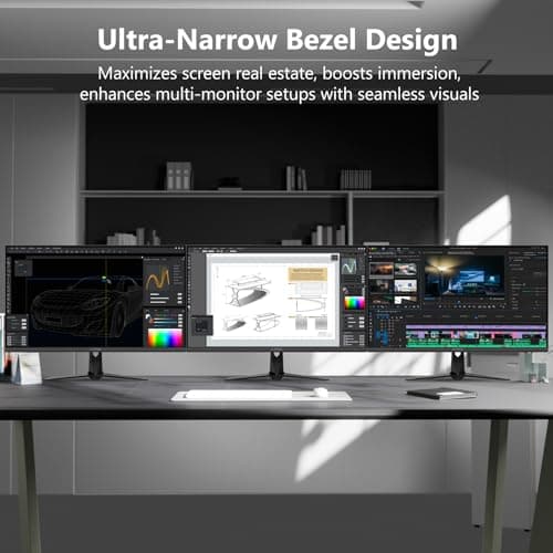 4K Monitor, Z-Edge 27 inch IPS Monitor, UHD 3840x2160 IPS Computer Monitor, 450 cd/m², 160Hz Refresh Rate, 1ms Response Time, G274K Ultra-Thin Bezel — view 3