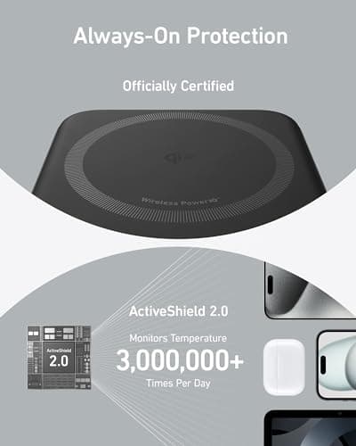 Anker MagGo Power Bank, Qi2-Certified 15W 10,000mAh Portable Charger — view 5