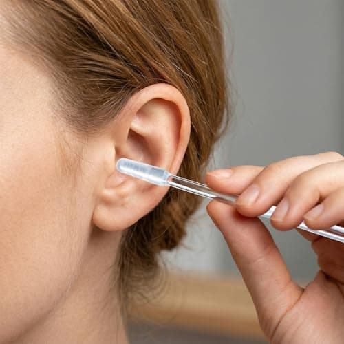 48 Pcs Ear Cleaning for Adults Kids,Reusable Sticky Ear Cleaner for Ear Wax Removal,Ear Wax Cleaner with Soft Resin Heads (Small)