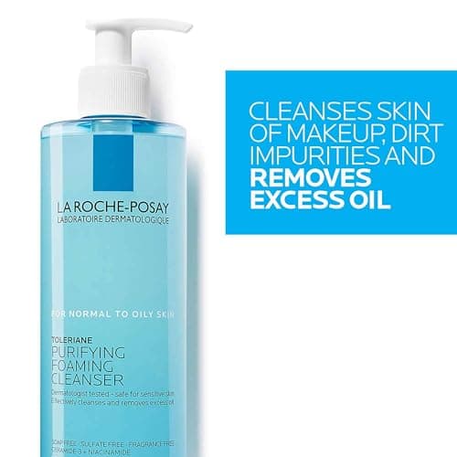 La Roche-Posay Toleriane Purifying Foaming Facial Cleanser, Oil Free Face Wash for Women & Men with Niacinamide + Ceramides, Pore Cleanser Safe For Sensitive Skin, Won’t Dry Out Skin, Soap Free, 400ml — view 4