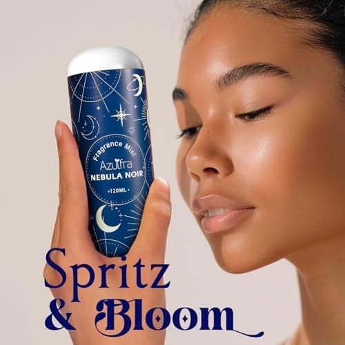 Azulfra Body Spray for Wowen Nebula Noir, Hair & Body Fragrance Mist, Notes of Vanilla, Sandalwood & Musk, 4 fl.oz — view 2