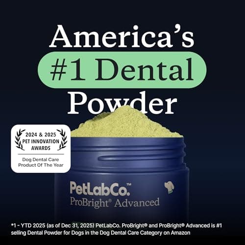 PetLab Co. ProBright Advanced Dental Powder - Dog Breath Freshener - Teeth Cleaning Made Easy – Targets Tartar & Bad Breath - Packaging May Vary - Formulated for Extra Small Dogs — view 12