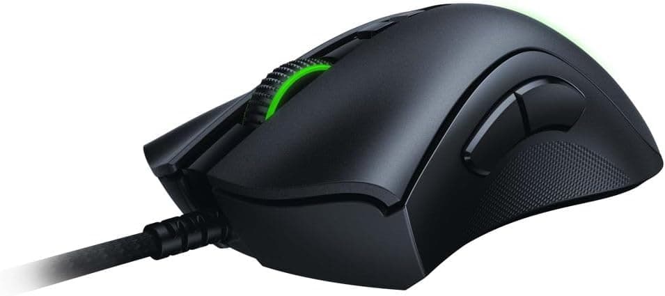 Razer DeathAdder V2 - Ratón para juegos con cable, ergonómico y cómodo, para PC / Mac (interruptores ópticos, sensor óptico F — view 3