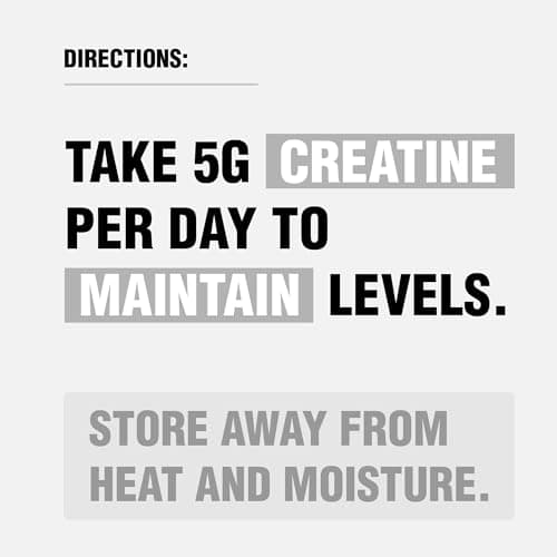 HEARTHY FOODS Creatine Monohydrate Micronized Powder 500G - 100 Servings, 5000mg Per Serving (5g) - for Men & Women Muscle Growth & Recovery - UNFLAVORED — view 4