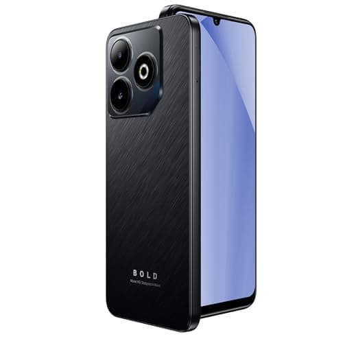 Bold K12 | 2025 | Unlocked | 6.8” HD+ 120Hz Infinity Display | 50MP Main + 8MP Selfie Cameras | 128GB Internal Storage | US Version | US Warranty | Black Blue — view 3