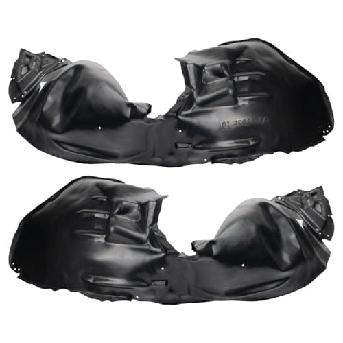 TRQ Front Inner Fender Liner Set Compatible with 2019-2023 Chevrolet Malibu GM1248301 GM1249301