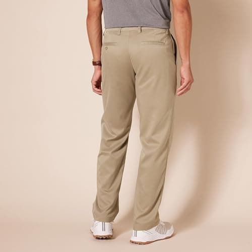 Amazon Essentials Men's Classic-Fit Stretch Golf Pant (Available in Big & Tall), Khaki Brown, 36W x 32L — view 2