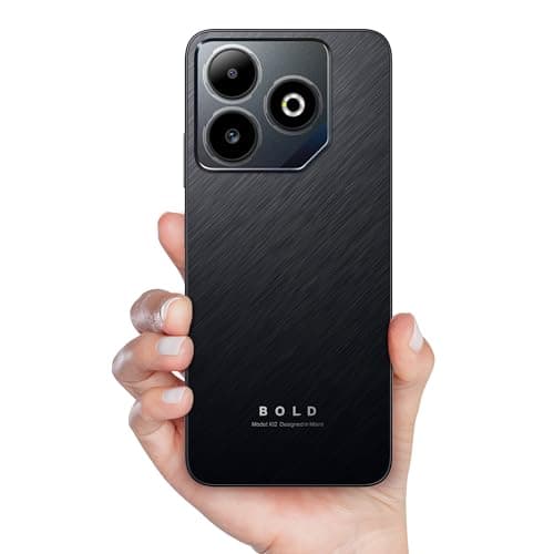Bold K12 | 2025 | Unlocked | 6.8” HD+ 120Hz Infinity Display | 50MP Main + 8MP Selfie Cameras | 128GB Internal Storage | US Version | US Warranty | Black Blue — view 5