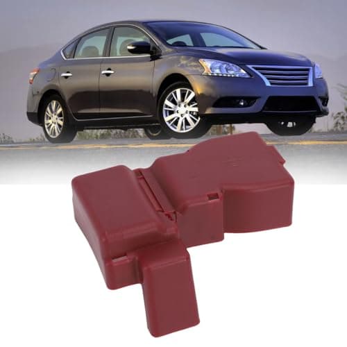 Tbest Car Positive Terminal Battery Cover Red High Strength Plastic Battery Terminal Protector Cover 24345-7992A Replacement for Sentra 2010 to 2019 — view 5
