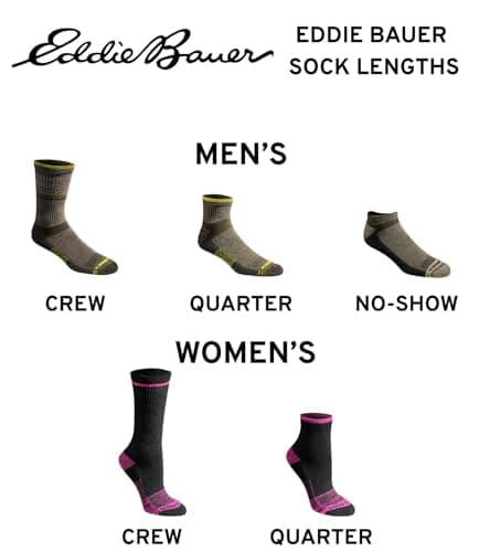 Eddie Bauer Women's Dura Dri Moisture Control 6-Pair Quarter Socks, Charcoal Assorted FR (6 Pairs), Medium — view 3