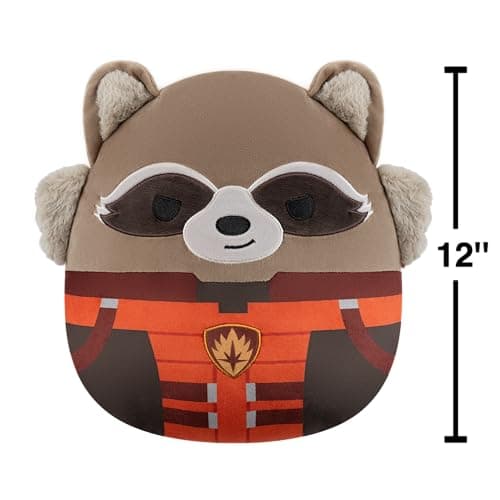 Squishmallows Original 12in Marvel Rocket Plush (Medium-Sized) — view 4
